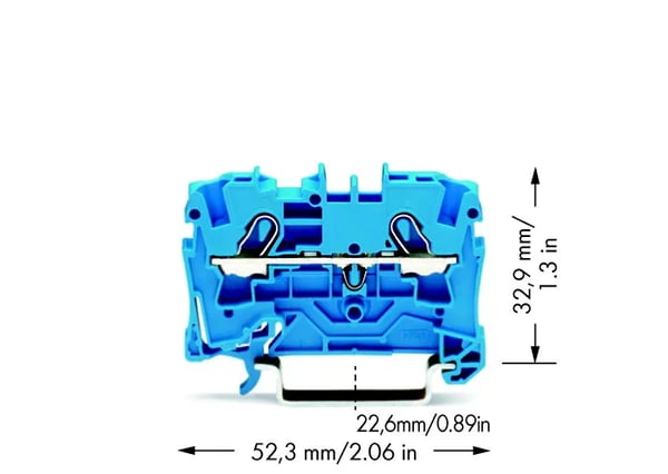 Wago 2004-1204, 6,2 mm, 52,3 mm, 32,9 mm, 800 V