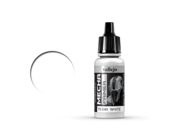 Vallejo 70.640, Vit, Akrylprimer, Vätska, 17 ml, 1 styck
