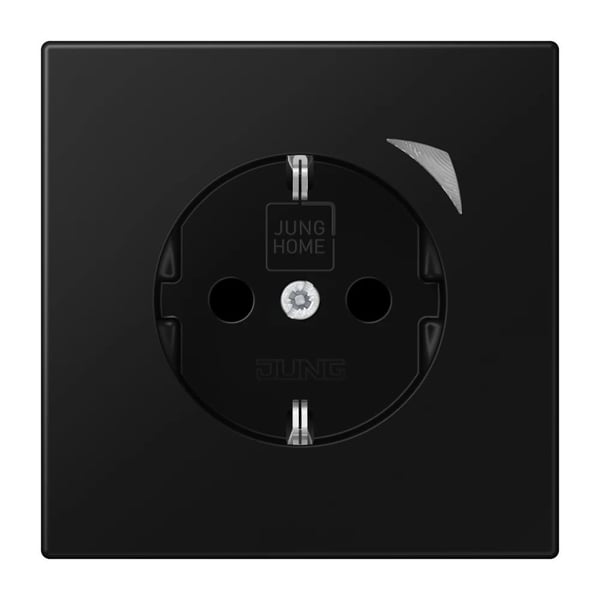 JUNG BTLS1521SSWM, Tyyppi F, Wi-Fi, 30 m, Ruuvit, Seinä, Musta
