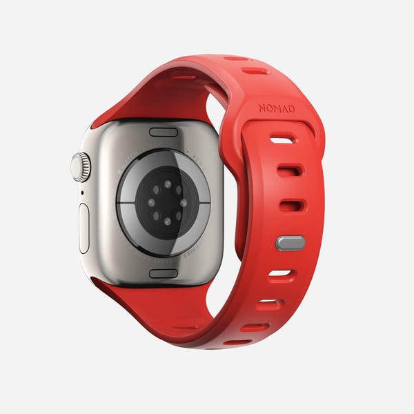 Nomad Tempo Band, Band, Smartklokke, Rød, Apple, 41mm / 42mm, Gummi