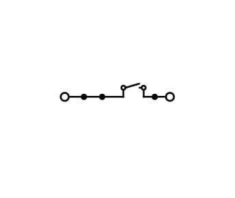Wago 2-leder klemme 2,5mm2 uttakbar grå (2002-1971)