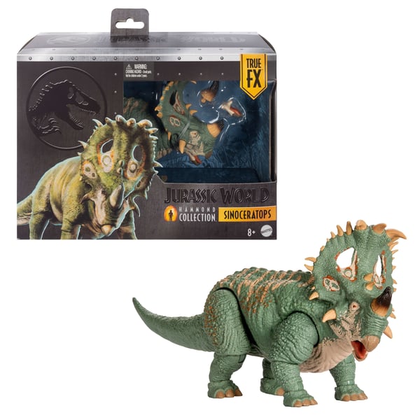 Mattel Jurassic World Sinoceratops-hahmo, Hammond Collection, 8 vuotta