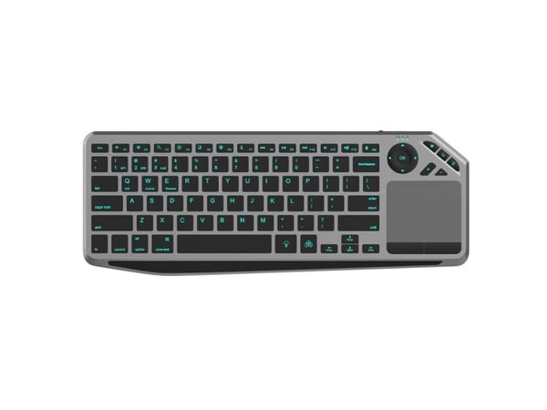 Techly ICTB9801TB trådløst tastatur RF + Bluetooth saksbryter QWERTY svart