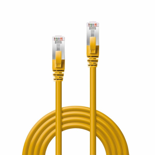 Lindy 47866, 5 m, Cat6a, S/FTP (S-STP), RJ-45, RJ-45, Keltainen