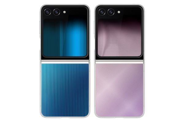 Samsung EF-ZF731 - Vikbart fodral för mobiltelefon - transparent - för Galaxy Z Flip5