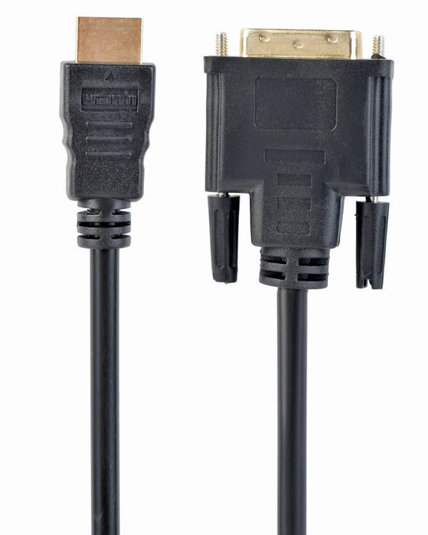 Hantol - Adapterkabel - enkeltlenke - HDMI hann til DVI-D hann - 5 m - dobbeltisolert - svart