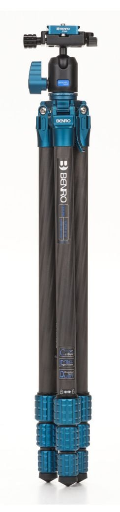 Benro Super Slim TSSL08CN00P kamerastativ 156 cm 1,02 kg, svart och blått