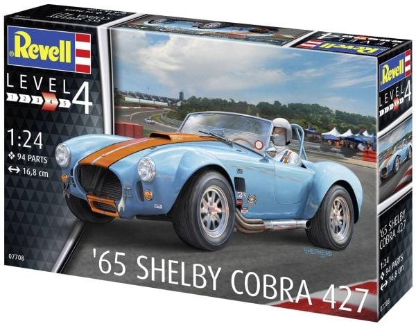 Revell 07708 65 Shelby Cobra 427 auton pienoissarja 1:24
