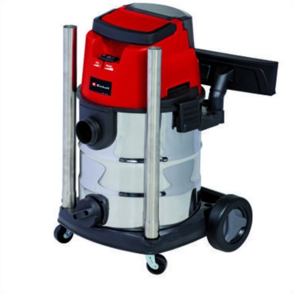Einhell TE-VC 36/25 Li S-Solo, Sylindervakuum, Tørr & våt, Støv pose, 25 l, Skum, Filtrering - SOLO