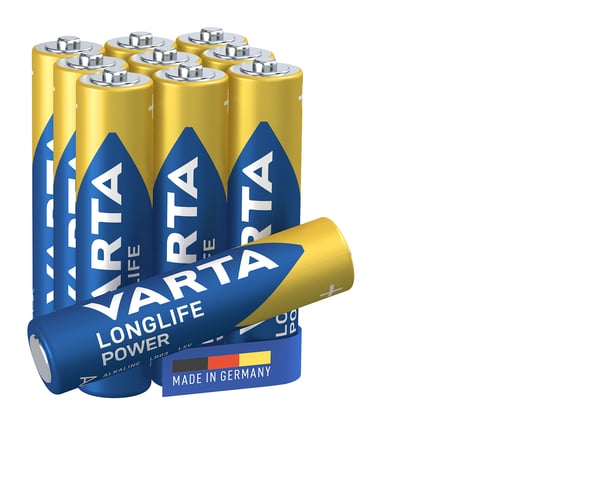 Varta Longlife Power - Batteri 10 x AA / LR6 - Alkalisk