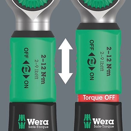 Wera 05075831001, Momenttiavain, Nm, Mekaaninen, 1/4", 2 - 12 Nm, Terästä