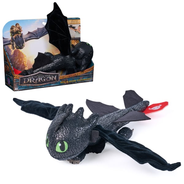 Dragons Movie Gliding Hug Toothless Plush 30 cm
