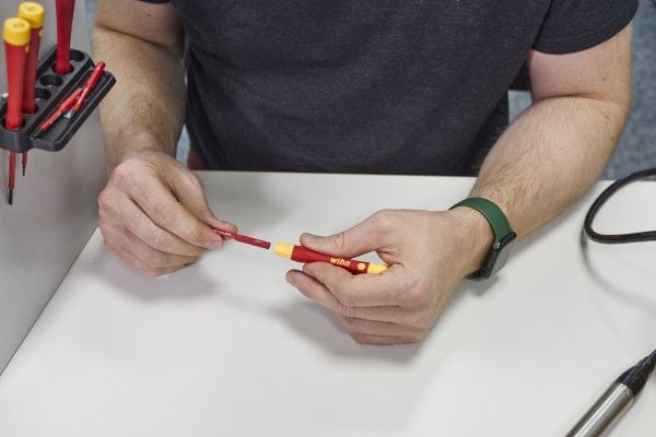 Wiha bitsæt slimBit 1000V, LK, PH, PZ, 6 dele i holder