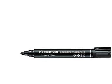Marker Staedtler Lumocolor 352-9 permanent sort 2mm bullet (10 stk.)