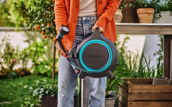 GARDENA MoveMatic 18690-20 siirrettävä letkukela 12,5 m