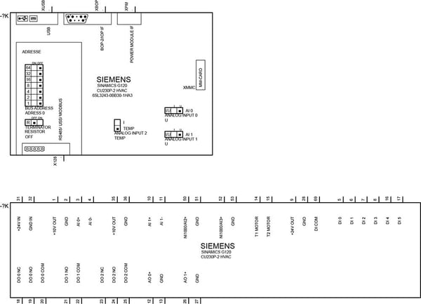 Siemens 6SL3243-0BB30-1HA3, 199 mm, 610 g, 100 mm, 215 mm, 100 mm, 622 g