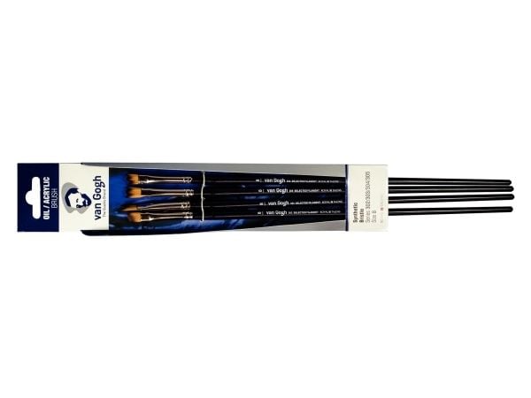 Talens Van Gogh penselsett for olje og akryl | serie 302-303-304-305 nr. 8