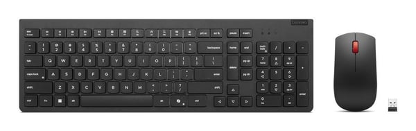 Lenovo Essential | Klaviatura ir pele Combo | Wireless | Russian/Cyrillic | Juodas | 2.4 GHz