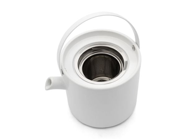 Bredemeijer Umea, Teekannusetti, 1200 ml, Valkoinen, Keraaminen, 140 mm, 180 mm
