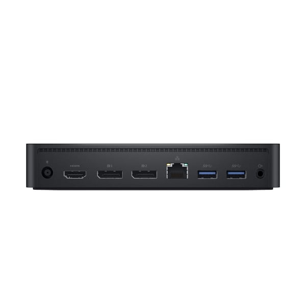 DELL D6000, Langallinen, USB 3.2 Gen 1 (3.1 Gen 1) Type-C, USB A-tyyppi, USB Type-C, 10,100,1000 Mbit/s, Musta, 3840 x 2160 pikseliä