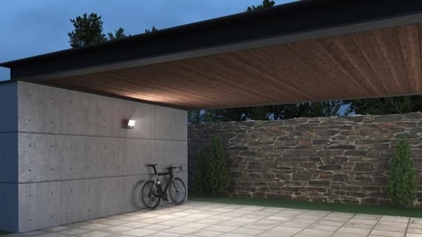 STEINEL XLED ONE, Grå, Aluminium, Vegg, 23,5 W, LED, 2 ampuller