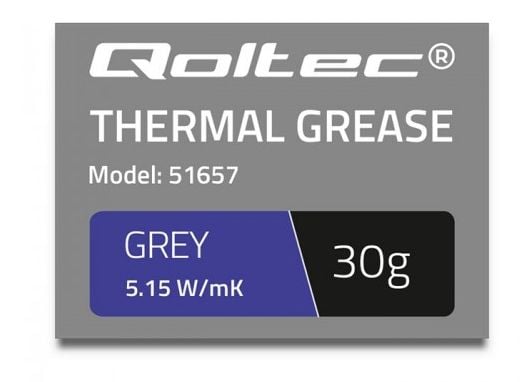 Qoltec - Termisk pasta - grå