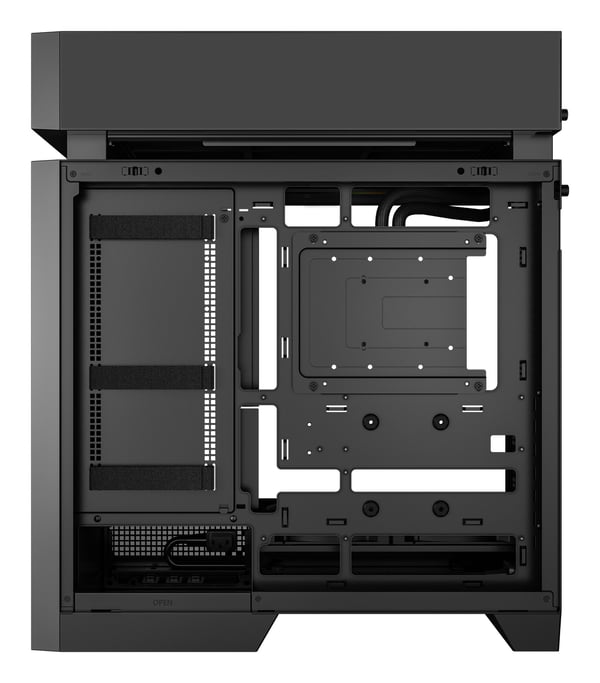 DeepCool CL6600 miditornikotelo, ATX, karkaistu lasi + 360 mm AIO, musta