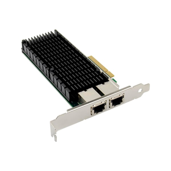 MicroConnect MC-PCIE-X540 nettverkskort 10 Gigabit Ethernet x 2, grønn
