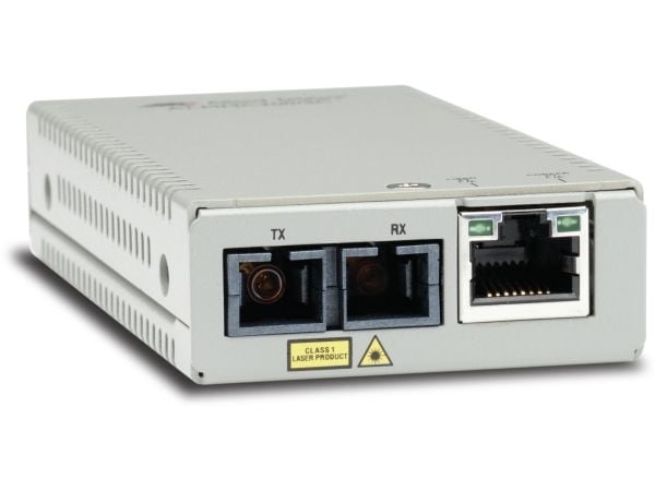 Allied Telesis AT MMC200/SC - Fibermedieomformer - 100Mb LAN - 100Base-TX, 10Base-T, 100Base-FX - RJ-45 / SC flermodus - opp til 2 km - 1310 nm - T...