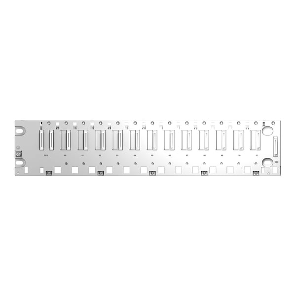Schneider Electric BMXXBP1200, Bakplan, Sølv, 1 stykker, 1,27 kg