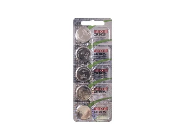 Maxell CR 2025 - Batteri 5 x CR2025 - Li/MnO2 - 170 mAh