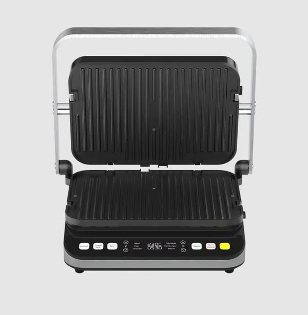 AENO kontaktigrilli EG5 180° aukko max.230°C ruostumaton teräs/blk vähittäiskauppa