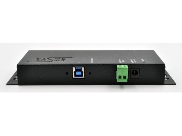Exsys EX-1183HMVS-2 - Hubb - 15 KV ESD surge protection, metal - 4 x USB 3.2 Gen 1 - väggmonterbar, DIN-skenmonterbar, bordsmonterbar