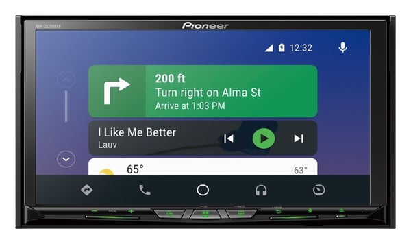 Pioneer AVH-Z9200DAB bilstereo 7" pekskärm Double-DIN 50 W x 4