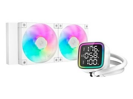Deepcool LD240 WH - Væskekjølesystem for prosessor - Radiatorstørrelse: 240 mm - (for: LGA1851, LGA1700, LGA1200, LGA1151, LGA1150, LGA1155, AM5, A...