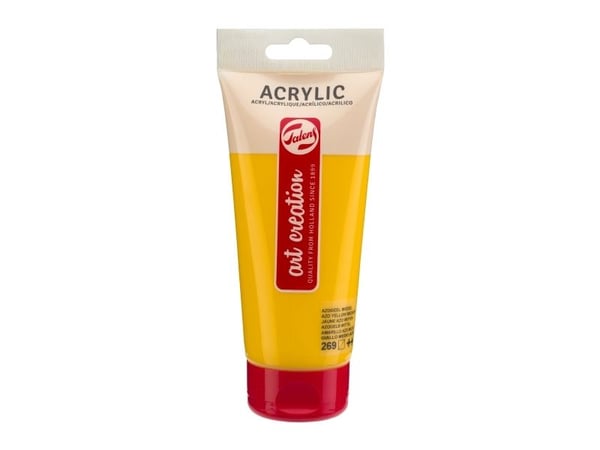 Talens Art Creation Acrylic Colour Tube Azo Yellow Medium 269