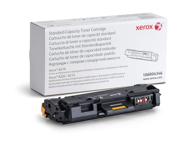Xerox B210/B205/B215 Normaali kapasiteetti, MUSTA värikasetti (1500 sivua), 1500 sivua, Musta, 1 kpl