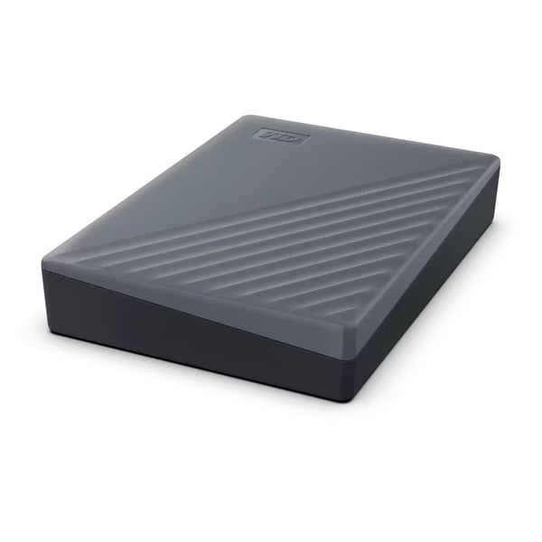 WD My Passport WDBY3J0060BGY - Hårddisk - krypterat - 6 TB - extern (portabel) - USB 3.2 Gen 1 - 256 bitars AES - silikongrå