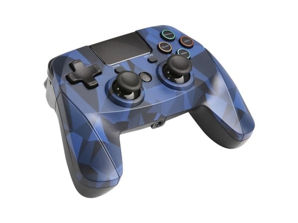 Snakebyte GAME:PAD 4 S WIRELESS - Håndkonsoll - trådløs - Bluetooth - blå camo - for Sony PlayStation 4