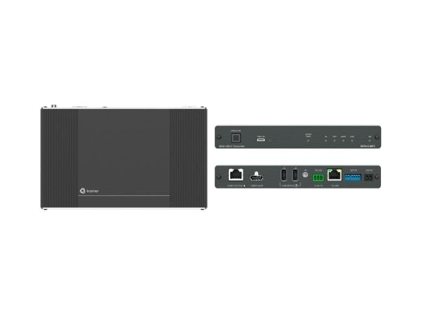 Kramer EXT3-C-XR-T - 4K60 USB-C-lähetin USB:llä, RS232:lla ja IR:llä ExtendedReach HDBaseT 3.0 -yhteyden välityksellä