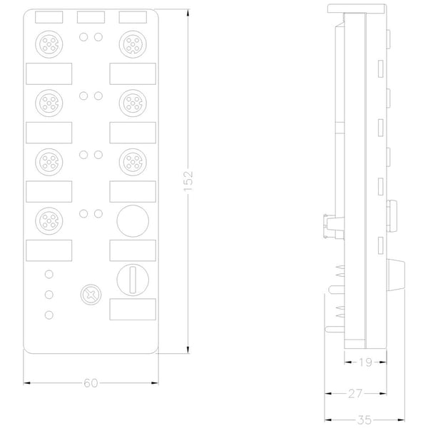 Siemens 3RK2400-1HQ00-0AA3 PLC I/O-moduuli 24 V/DC 24 V/DC