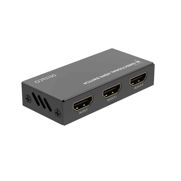 Deltaco HDMI-7052, HDMI, Musta, 60 Hz, 7680 x 4320 pikseliä, 8K Ultra HD, 65 g