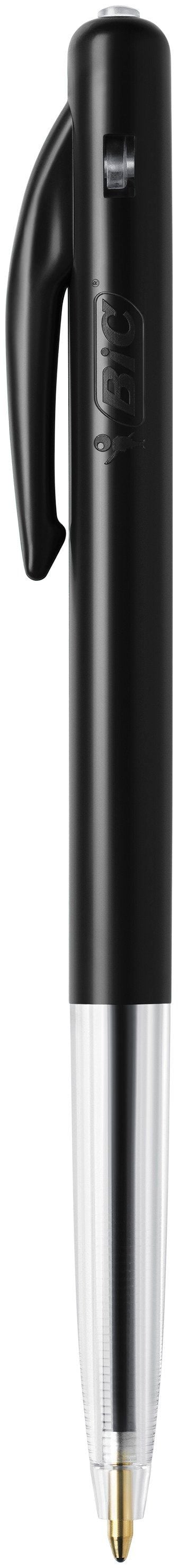 Kulepenn BIC M10 Original med klikkmekanisme, medium spiss (1,0 mm), svart, økonomipakke med 90+10 stk.