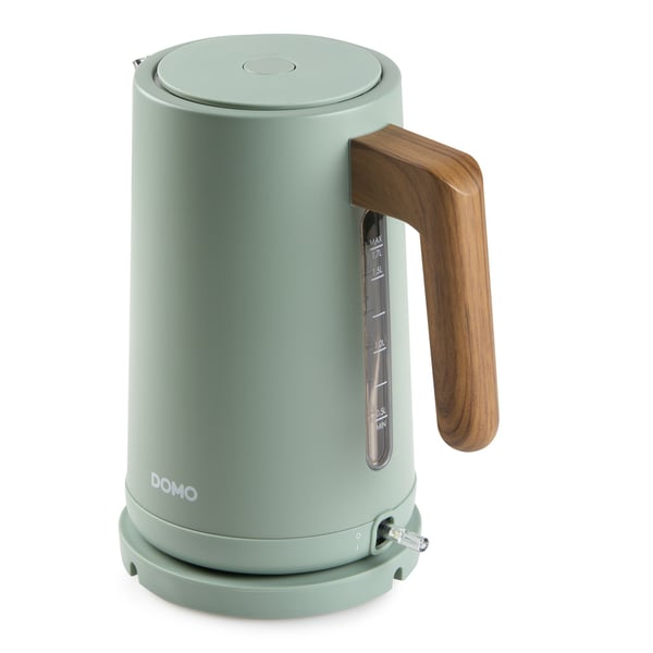 Domo DO9282WK vattenkokare 1,7 L 2200 W med filter, mattgrön