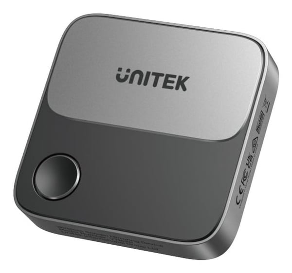 UNITEK V1162B01, Työpöytä, HDMI, Wi-Fi, 2,4 - 5 GHz, Harmaa, Musta, 8 m