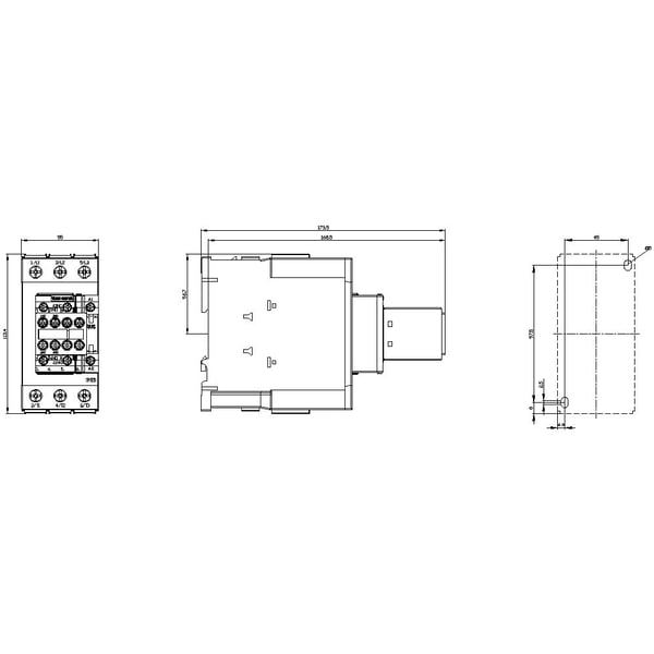 Siemens 3RT2038-1AD04 Kytkin 3 x katkaisija 690 V/AC 1 kpl 1 kpl
