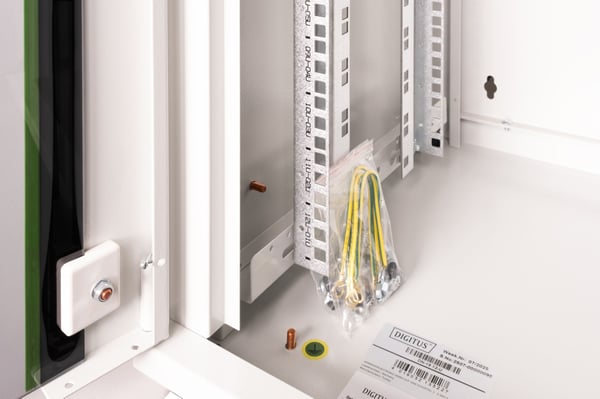 Digitus DN-19 12-U, Veggmonterbar hylle, 12U, 100 kg, 25 kg, Lysegrå