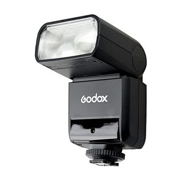 Godox TT350, 2,2 sek./sida, 16 kanaler, 210 g, kompaktblixt