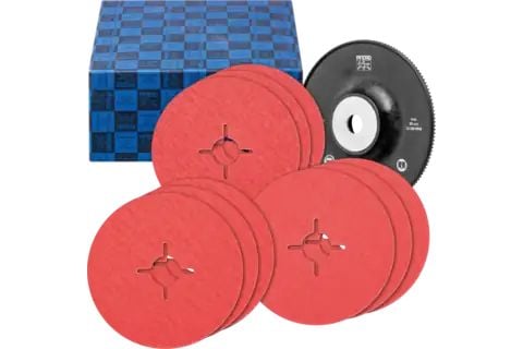 PFERD SET FS 125-22 PREMIUM 64198002 Hiomapaperi hiomalaikkaa varten (Ø) 125 mm 1 kpl 1 kpl