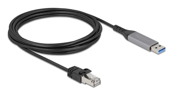 Delock - Nettverksadapter - USB 3.0 - 1000Base-T x 1 - antrasitt, svart